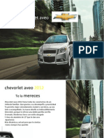 Chevrolet Aveo 2012: Te lo mereces con seguridad y confort