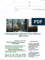 38th Ward Email Newsletter June 10 2013