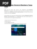 Download Whatsapp Dan Wechat Di Blackberry Tanpa Paket by ErUelz DLucky EvoLution SN147009781 doc pdf