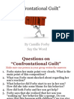 Confrontational Guilt STW Questions