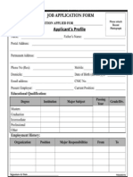 Application Form