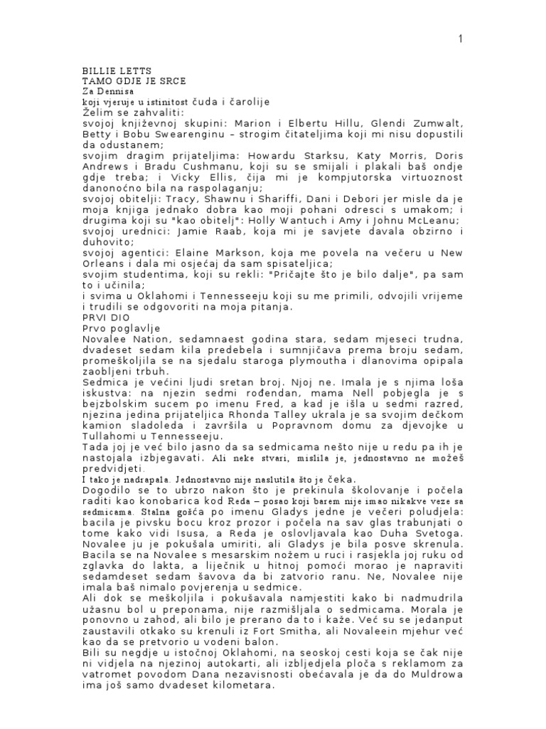 Billye Lettes - Tamo Gde Je Srce  PDF