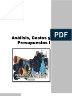 ANÁLISI, COSTOS Y PRESUPUESTOS 1