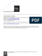 Communications in The Sixties Author(s) : Richard C. Christian Source: Journal of Marketing, Vol. 25, No. 2 (Oct., 1960), Pp. 67-70 Published By: Stable URL: Accessed: 03/06/2013 16:35