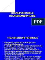 Curs NR 2 Transporturile Transmembranare