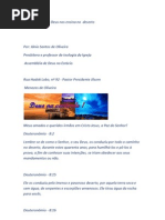 As 30 lições  Que Deus nos ensina no  deserto