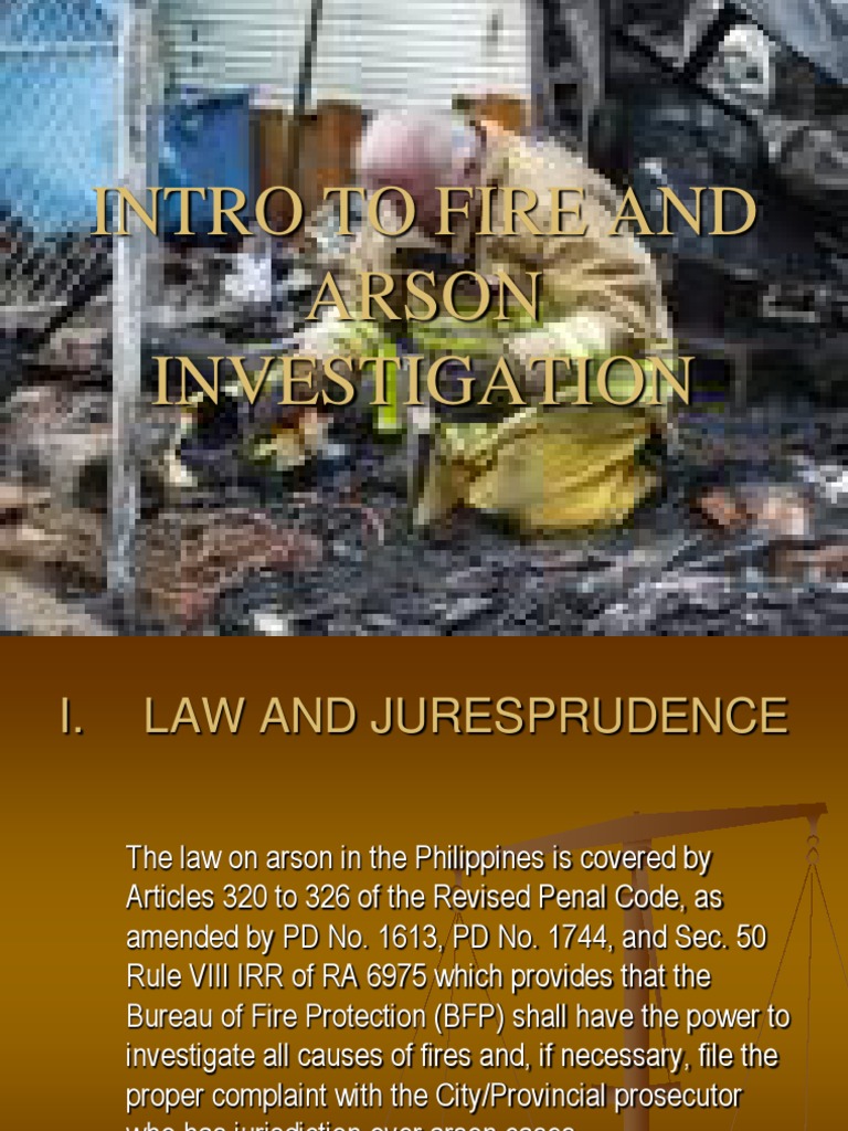 Arson Investigative Guide(March 13 '09) Fires Explosion