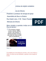 As três características da religião verdadeira