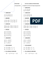 Leyes Del Algebra de Proposiciones