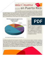 Hoja Resumen - Informe: Perfil de La Economía Creativa en Puerto Rico. Por. Javier J. Hernández Acosta