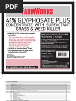 Download FarmWorks 41 Glyphosate Plus Concentrate by theonelikejibi SN147041865 doc pdf