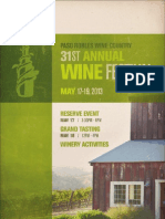 2013 Paso Robles Wine Festival Brochure