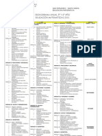 Cronograma Anual Matematicas