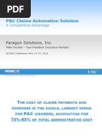 P&C Claims Automation Solution - A Competitive Advantage