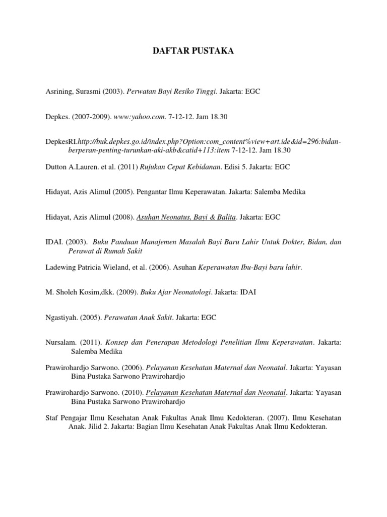 Materi Daftar Pustaka - Homecare24