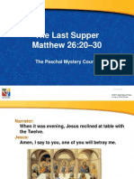 The Last Supper Matthew 26:20 - 30: The Paschal Mystery Course