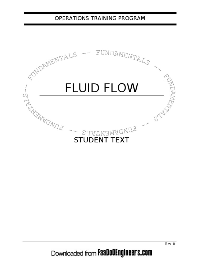 Fluid Flow Operation PDF