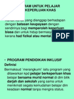 Program Untuk Pelajar Berkeperluan Khas