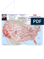 2008 Realty Trac Foreclosure Stats Heatmap by State