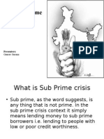 The Subprime & India: Presenters