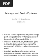 Management Control Systems