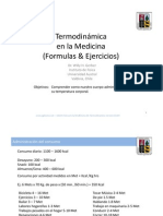 Termodinamica en Medicina PDF