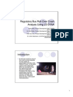 Regulatory Bus Roll-Over Crash Analysis