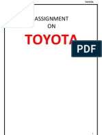 Market Strategies of Toyota