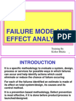 Failure Mode and Effect Analysis-FMEA