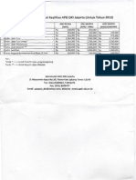 Jadwal Ujian Apei Dki