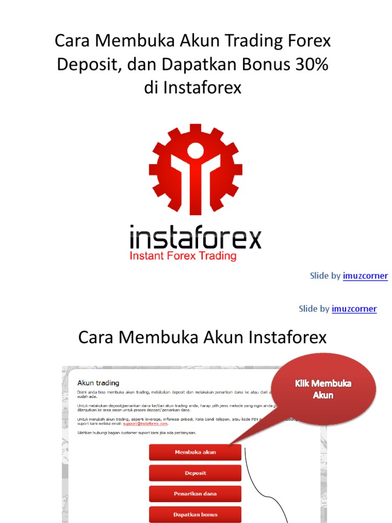 Cara Membuka Akun Trading Insta Forex | Pdf