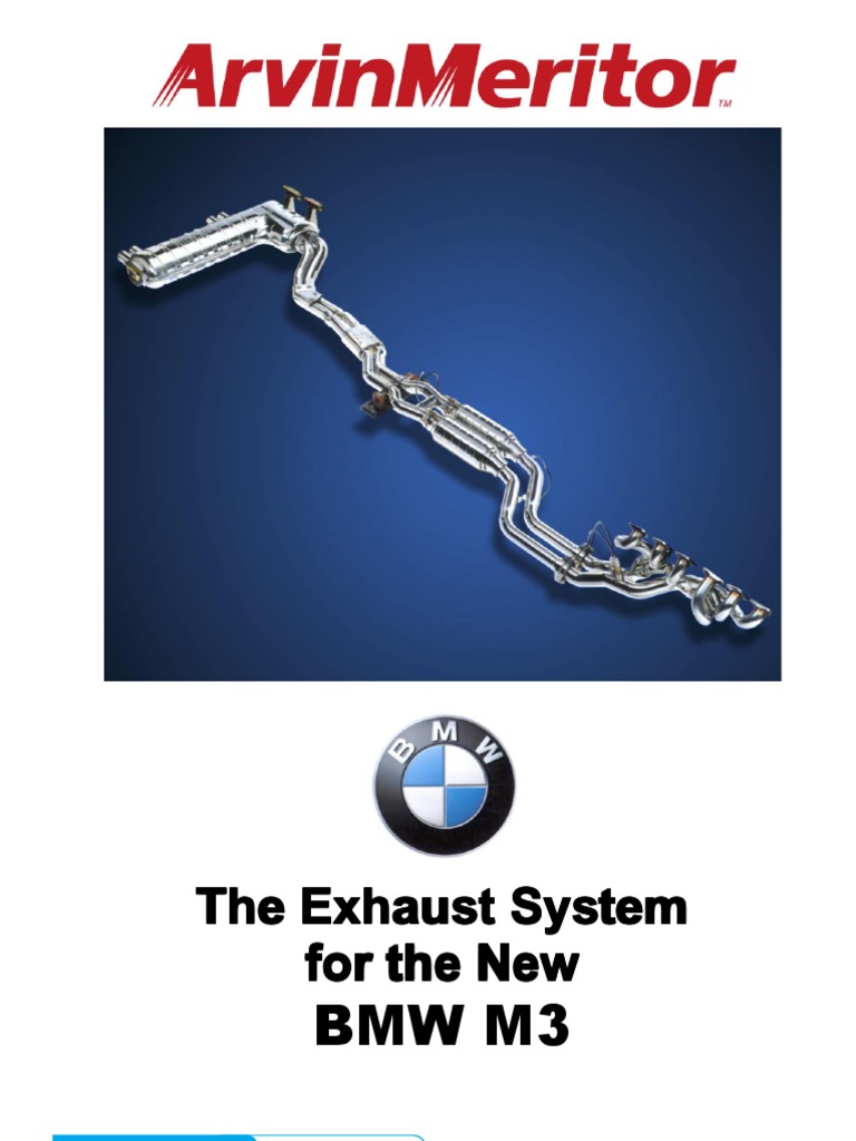 BMW M3 Exhaust System PDF Bmw Pipe (Fluid Conveyance)