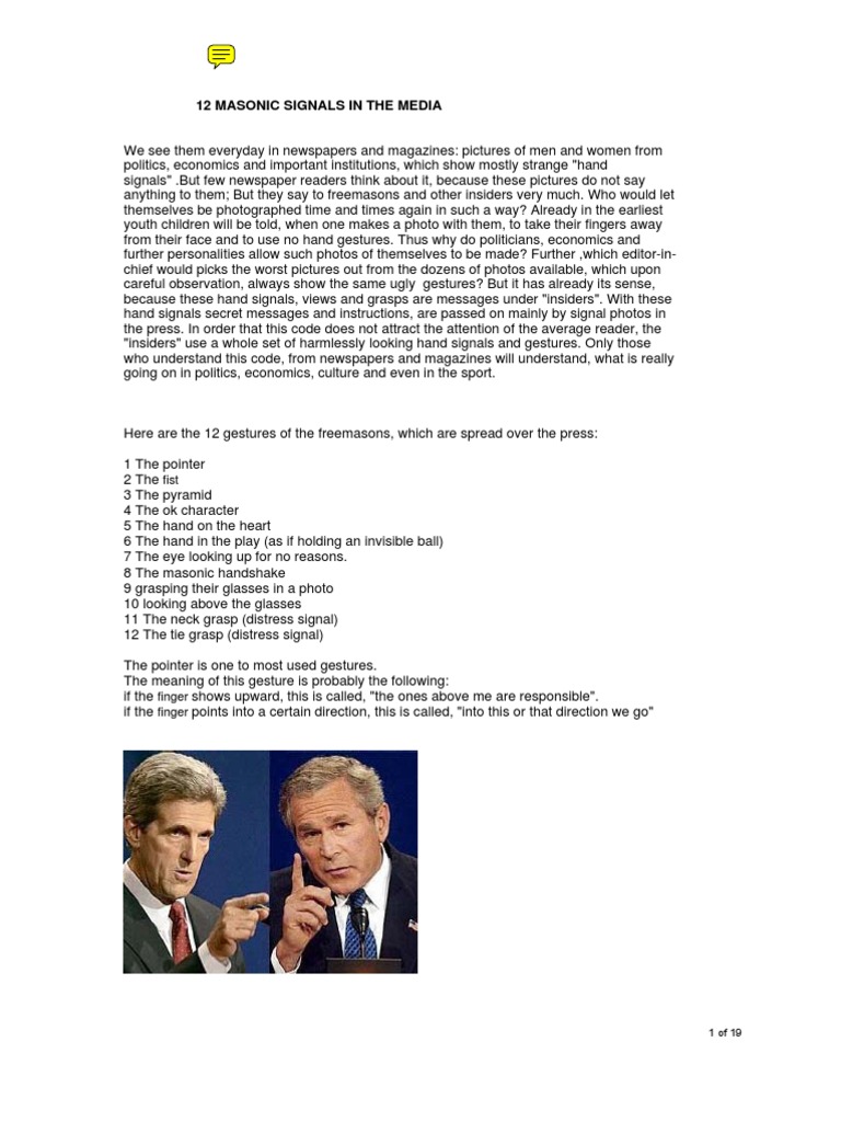 12 Masonic Signs in the Media, Secret, Conspiracy, Banned