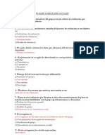 Examen Habilidades Sociales 3o Evaluacion