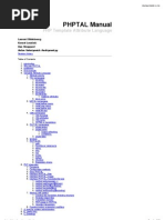 Download PHPTAL Manual by qwertyew SN14710560 doc pdf