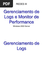 Gerenciador de Logs e Monitor de Performance No Windows Server