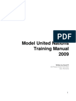 Training Manual For IASIMUN