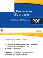 Key Events in The Life of Jesus: The Paschal Mystery Course