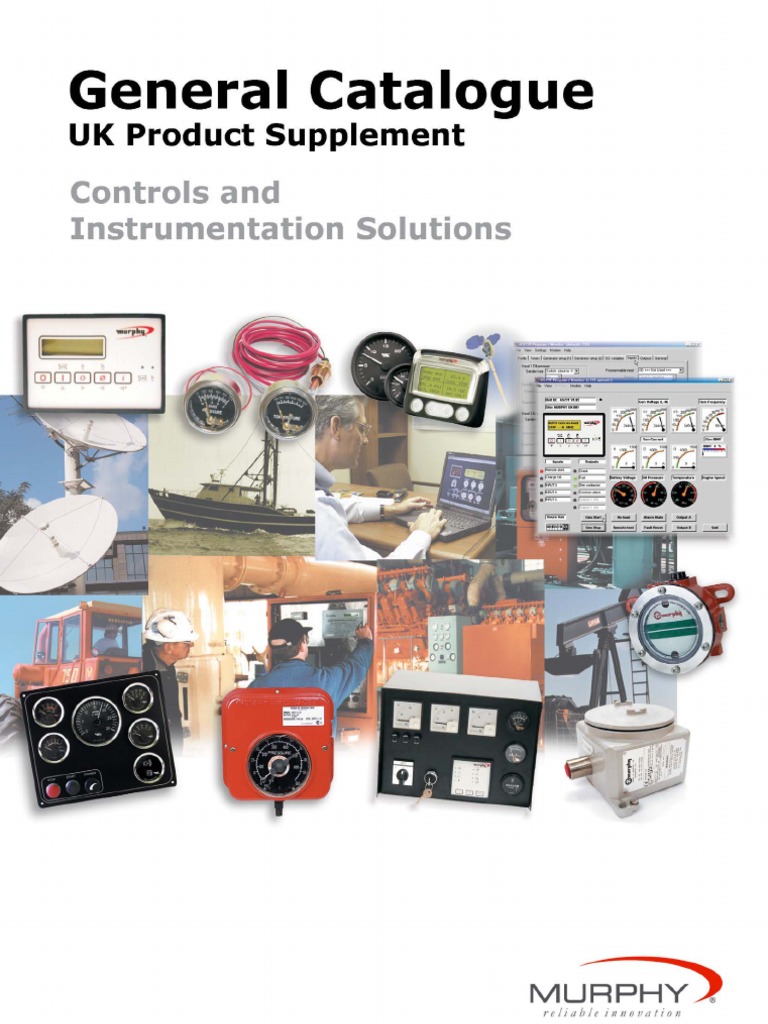 Murphy Controls and Instrumentation Catalogue PDF | PDF | Relay | Gear