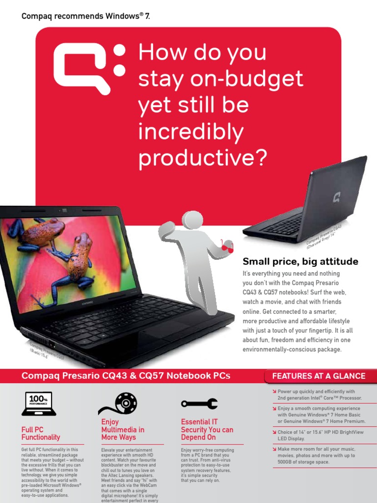 Brosur Laptop Laptop Personal Computers Free 30day