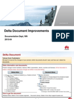 Delta Document Improvements