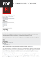 Creating Your First Flash Professional CS5 Document