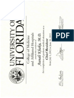 Aunali Khaku, MD, Neurology Residency Chief Resident Certificate, University of Florida