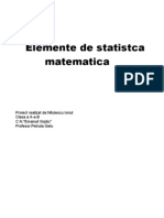Pro i Ect Statistic a Mate Matic A