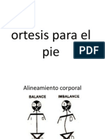 Ortesis para El Pie