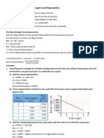 Depreciation & Flat Rate Depreciation