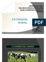 Extensión Rural "Manejo y Primeros Auxilios en Ganadería Bovina".
