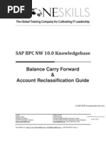 SAP BPC NW 10-Consolidation Carry Forward and Account Reclassification Guide v3