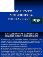 2o Momento Modernista - Poesia