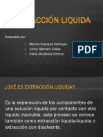 Extracción liquida - exposicion